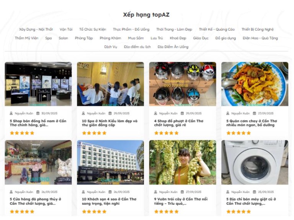 Nền tảng Cần Thơ Review giúp bạn có cái nhìn khách quan về lĩnh vực mà mình quan tâm để đưa ra sự lựa chọn đúng đắn