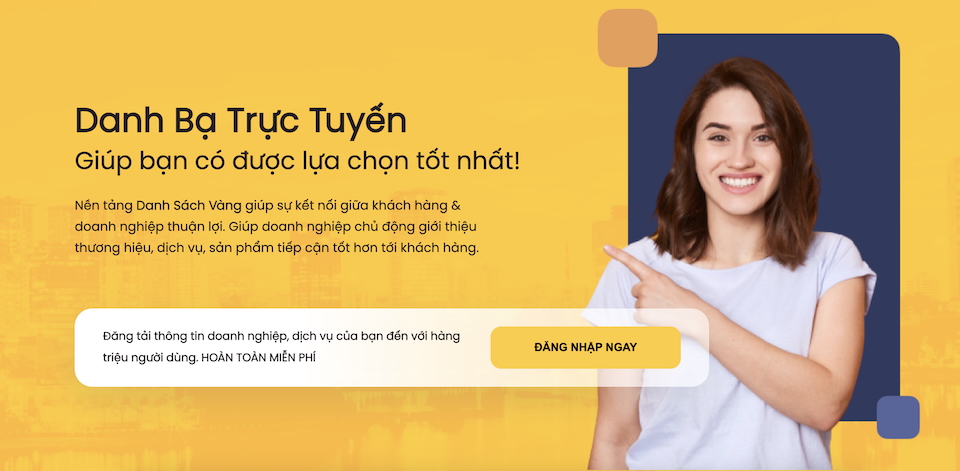 Danh Sách Vàng - Danh Bạ Trực Tuyến